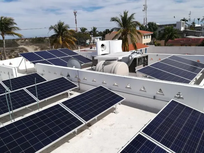 Instalación residencial en zona costera